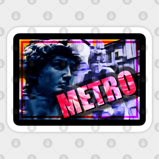 Metro Man Sticker by L'Appel du Vide Designs by Danielle Canonico